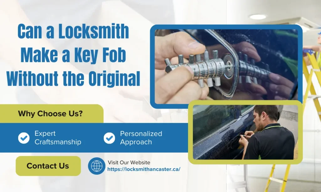 Can a Locksmith Make a Key Fob Without the Original